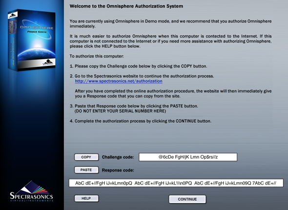 response code omnisphere